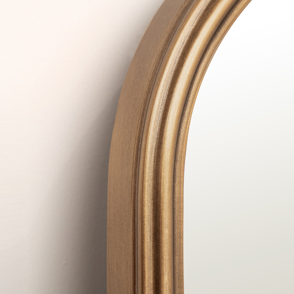 Arnott Arch Decorative Wall Accent Mirror with Baroque Metal Frame