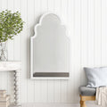 Elberta Solid Wood Flat Wall Mirror