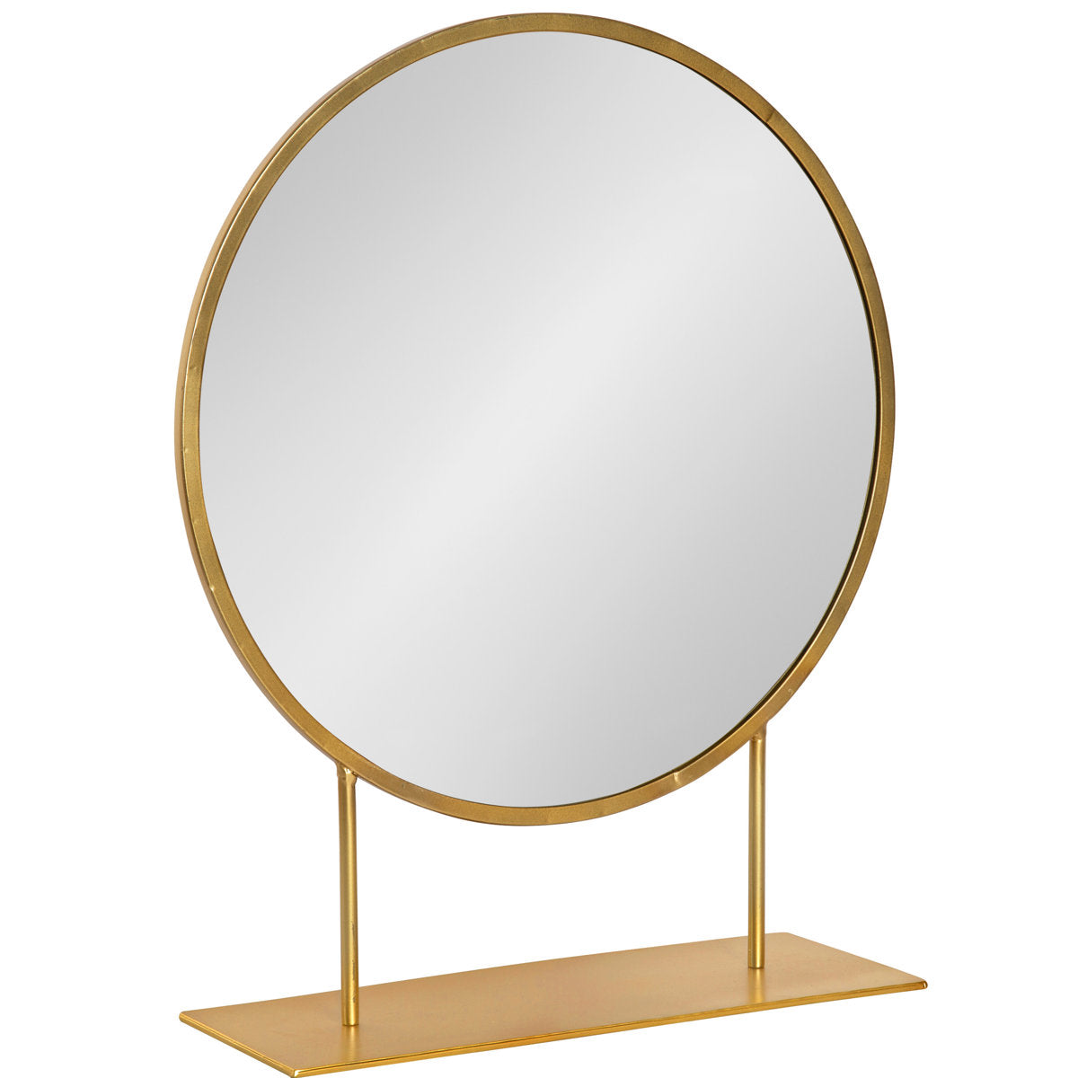 Jackie Metal Round Floor Mirror