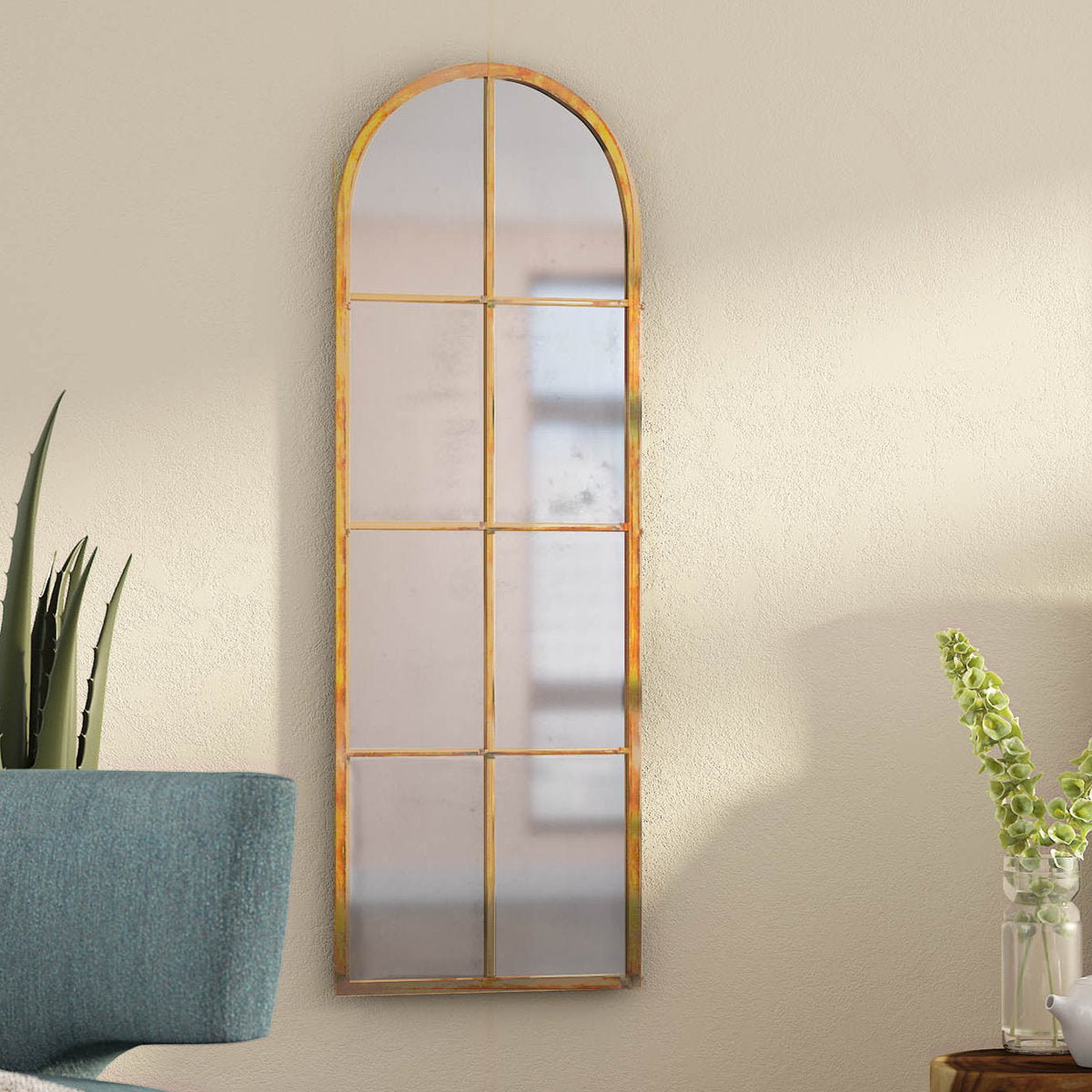 Korbin Metal Arch Mirror