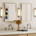 Lohoski Decorative Bathroom Vanity Mirror for Wall - Beveled Design