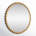 Marlowe Beaded Round Wall Mirror