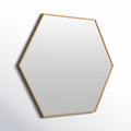 Sabine Metal Hexagon Wall Mirror