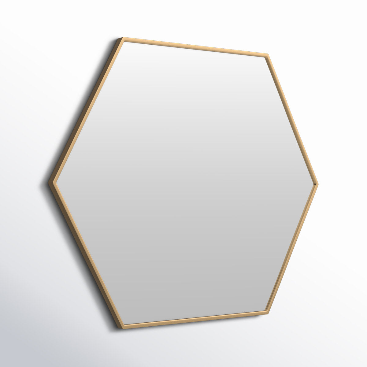 Sabine Metal Hexagon Wall Mirror