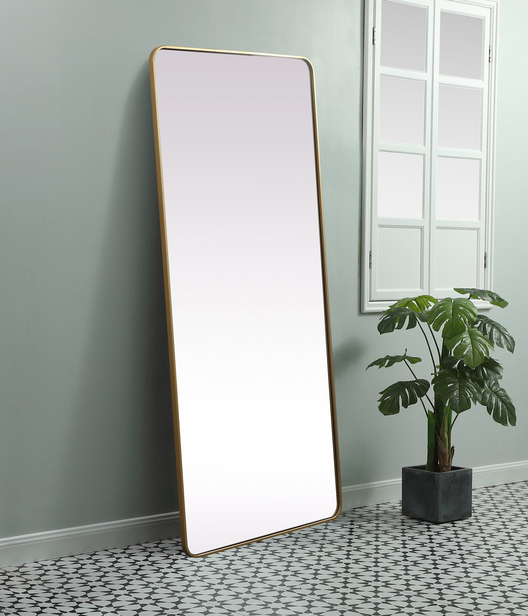 Sabine Metal Rounded Rectangle Wall Mirror