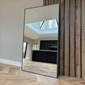 Vertell Oversize Rectangle Full Length Metal Mirror for GYM/ Bedroom with Stand